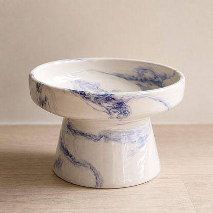 Terralora Ebru Elevated Ceramic Pet Bowl – 700 ml