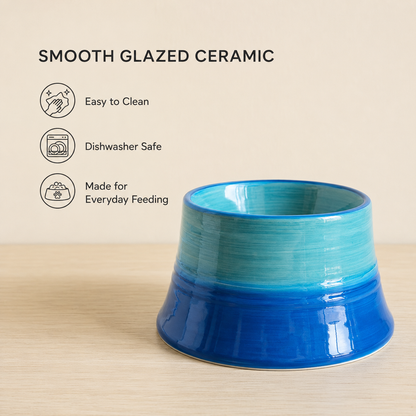 Terralora Terra Tilt Ceramic Pet Bowl – 700 ml