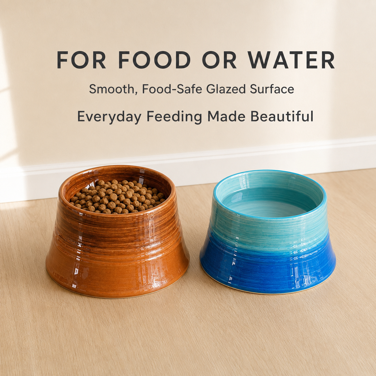 Terralora Terra Tilt Ceramic Pet Bowl – 700 ml